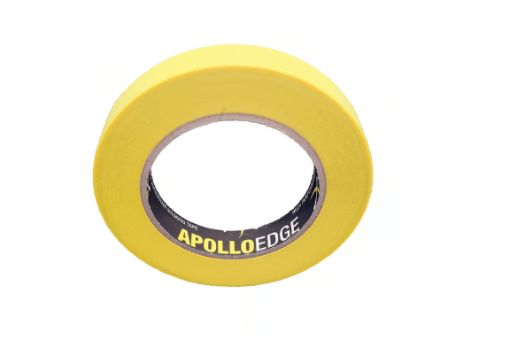 FPR.1855-YW FINISHPRO INC. 3/4" Premium Masking Tape, 18mm x 55m, Yellow,