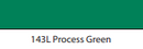ONE.143L-QP One-Shot  Oil Based Lettering Enamel, 1/4 pt Can, Process Green