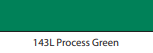 ONE.143L-QP One-Shot  Oil Based Lettering Enamel, 1/4 pt Can, Process Green