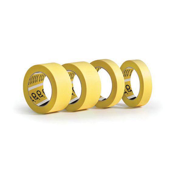 Q1P.MTQ118 (¾) Premium Masking Tape, 55 m x 18 mm, 125 um THK, 48/case, Sun Yellow