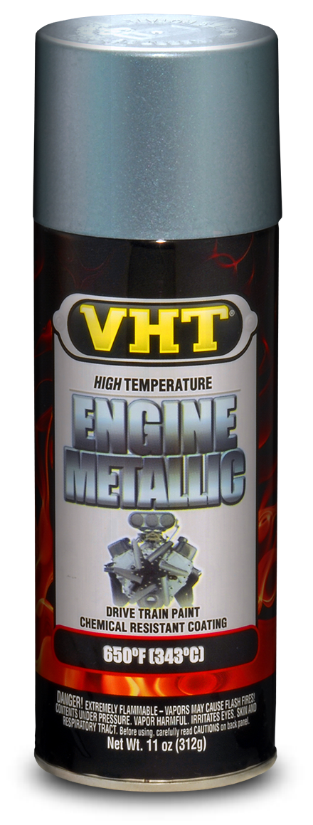 VHT®  High Temperature Engine Enamel Spray Paint, 11 oz Aerosol Can, Metallic