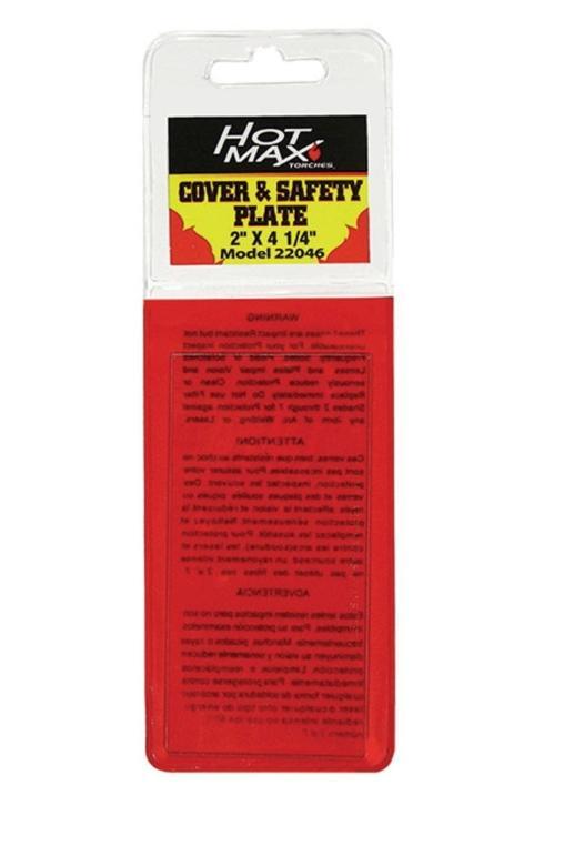 HOT.22046 CLEAR POLYCARBONITE SAFETY LENS 2" X 4-1/4"