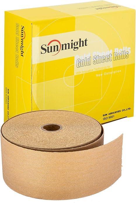 SUA.06116.RL 2-3/4" X 45 YD. PSA SHEET ROLL 400G GOLD