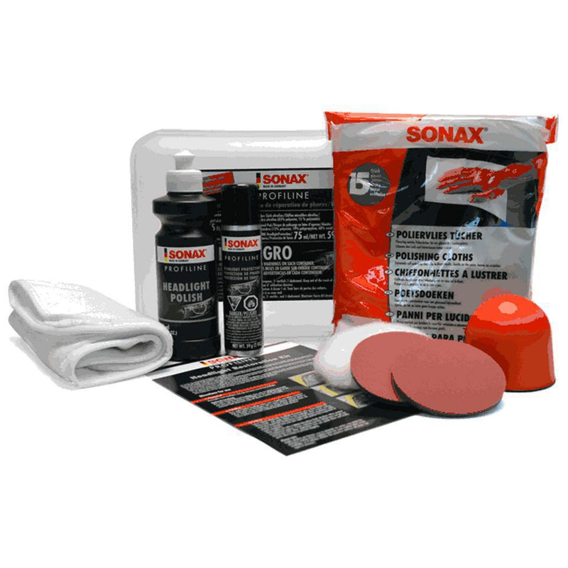 SON.04057410 SONAX Profiline Headlight Restoration Kit Discontinued - Limited Quantity