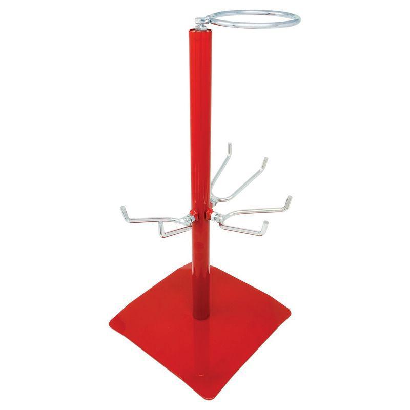 AES.164.EA AES Industries™ 164 Triple Spray Gun and Paint Strainer Stand, 18 in H, Steel, For Gravity Feed Spray Guns