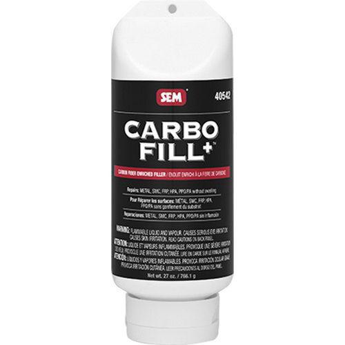 SEM.40542 FINAL SALE** Carbo Fill+ 40542 Carbon Filler, 16 oz Tube, Light Gray, Liquid