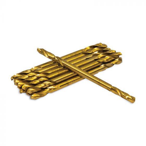 AES.261 AES Industries™  Stubby Drill Bit, 1/8 in Dia, 2-1/4 in OAL, 135 deg, High Speed Steel