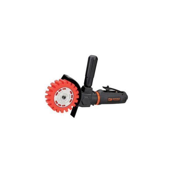 DNB.NZ1.EA DYNABRADE® NZ1 Nitro Series™ Non-Vacuum Surface Conditioning/Decal Pinstrip Removal Tool, 0.5 hp, 3500 rpm