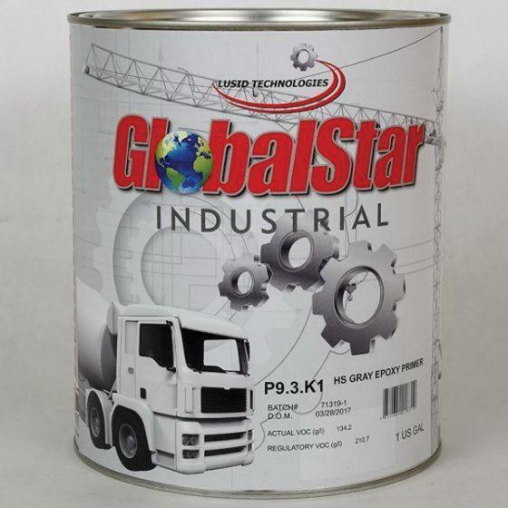GLO.P93K1 GlobalStar P9.3.K1 High Build Epoxy Primer, 1 gal Can, Gray, 252 g/L VOC, 1:1 Mixing