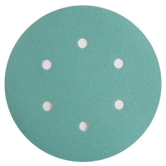 SUA.01806.BX (50) 6" 6 HOLE VELCRO DISC 80G FILM