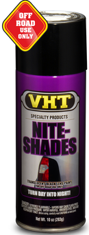 VHT.SP999 ® Nite-Shades™ Spray Paint, 11 oz Aerosol Can, Gloss Transparent Black, 1 hr Touch Curing