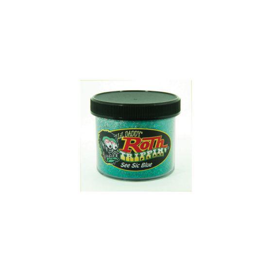 ROT.TRF218 Roth Flake & Pearl Product TRF218 Trippin Metal Flake, 2 oz Jar, Holographic Teal