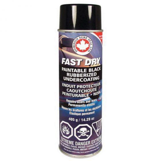 DOM.SUF  DOMINION SURE SEAL SUF Undercoating, 20 oz Bottle, Black