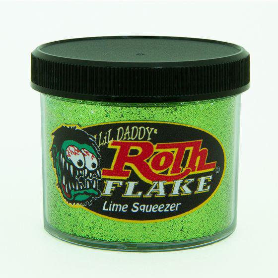 ROT.MRF109 Lime Squeezer Solid Metal Flake, Monster .025 Size, 2oz Jar