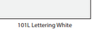 ONE.101L-QP One-Shot 101L-QP Oil Based Lettering Enamel, 1/4 pt Can, Lettering White