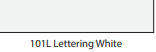 ONE.101L-QP One-Shot 101L-QP Oil Based Lettering Enamel, 1/4 pt Can, Lettering White