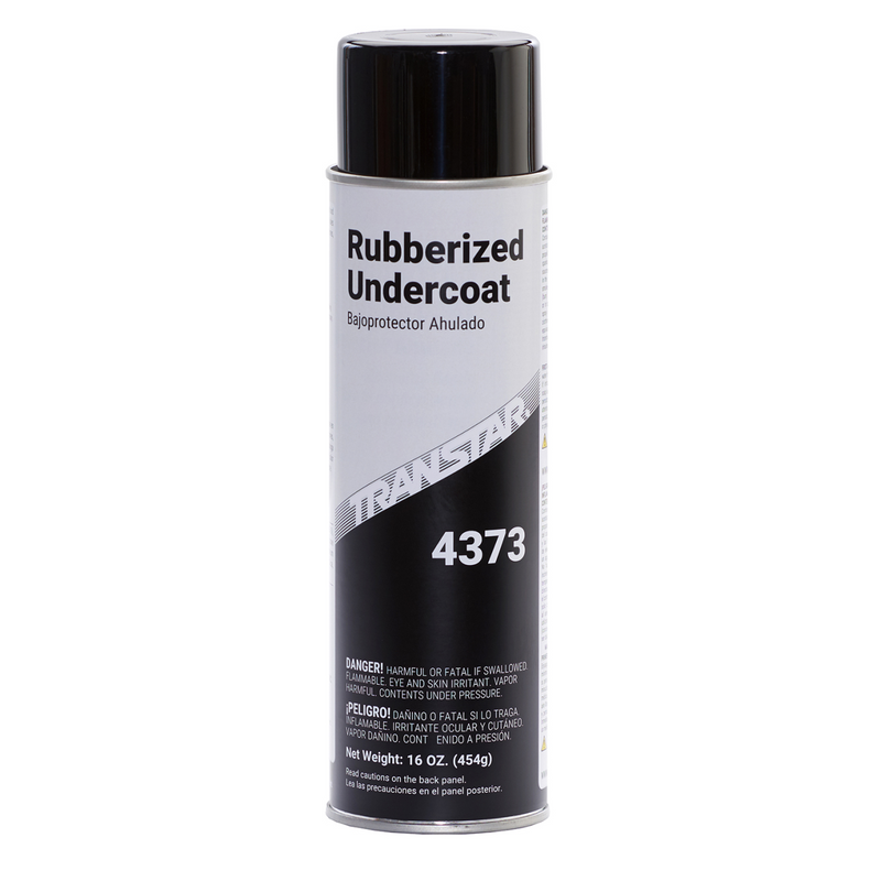 TRM.4373 TRANSTAR® Extremely Flammable Rubberized Undercoat, 20 oz Aerosol Can, Black