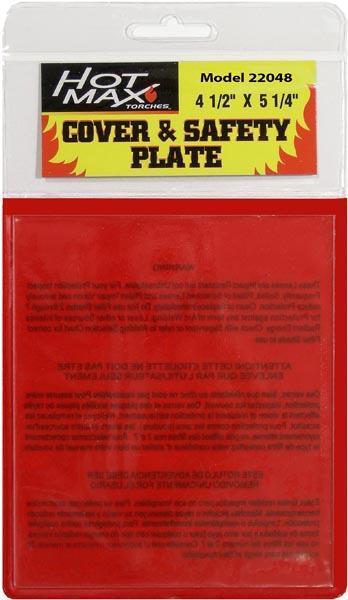 HOT.22048 CLEAR POLYCARBONATE SAFETY LENS 4-1/2" X 5-1/4"