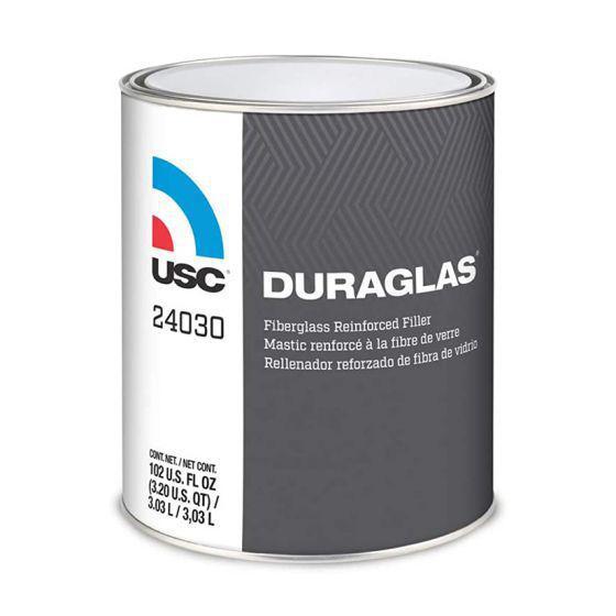 USC.24030 USC® DURAGLAS® 24030 Short Strand Fiberglass Filler, 1 gal Can, Dark Green, Solid, Short Strand