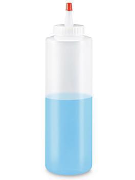 ULI.S-18126B Cylinder Squeezable Bottles- 16 oz