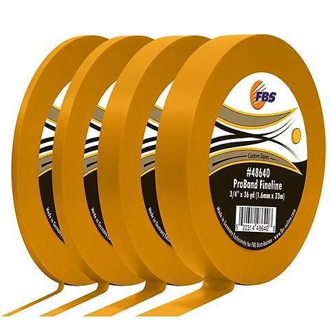 FBS.48620 PROBAND FINELINE TAPE 1/4"X36YDS YELLOW