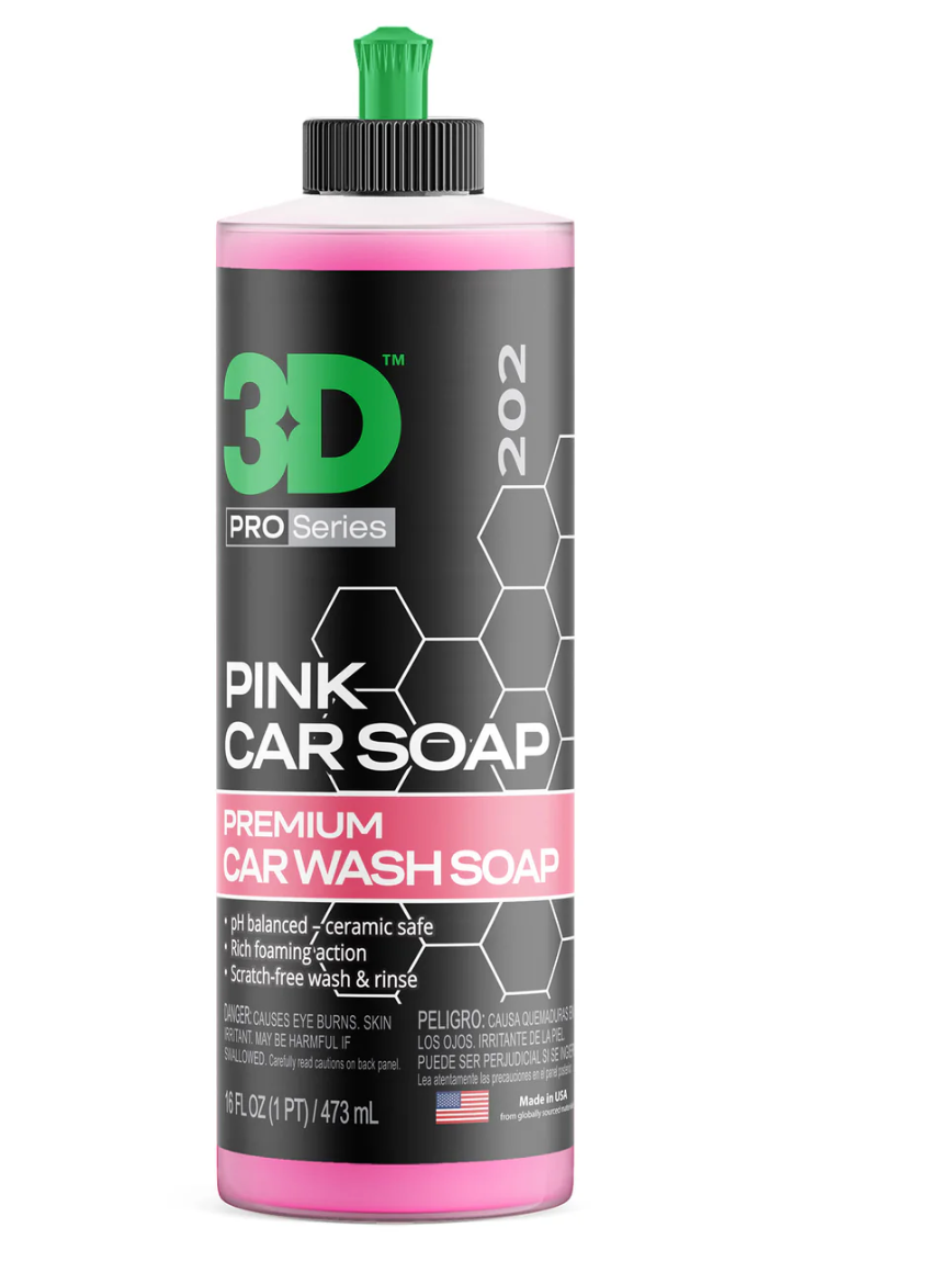 3D.202OZ16 Pink Car Soap
