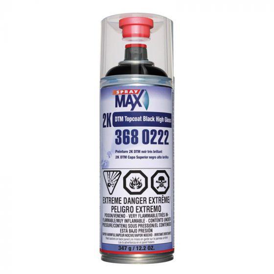 SPM.3680223 SprayMax® 2K DTM Topcoat, 12.24 oz Aerosol Can, High Gloss White, Liquid