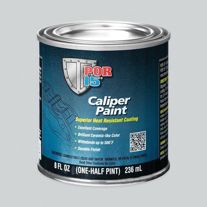 POR-15® Superior Heat Resistant Caliper Paint, 8 oz Can, Ceramic Coating, Liquid, 3 to 4 hr Curing