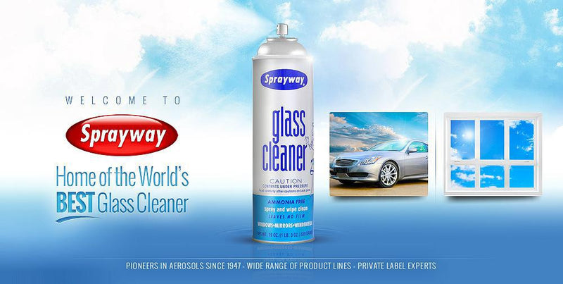 SPY.050 Glass Cleaner, 20 oz Aerosol Can, Liquefied Gas