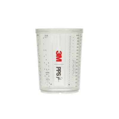 3M.26023 Series 2.0 Large Hard Cup, 850 mL, Use With: Quarter-Turn 2.0 Lid Locking System