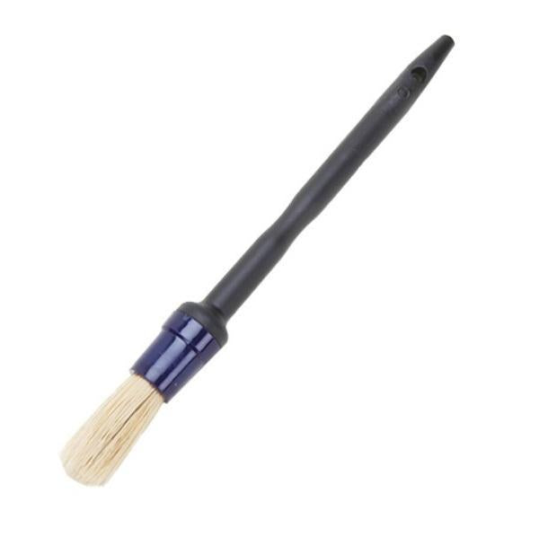 1st.BD20BLK/NVY  20mm Interior Detail Brush, Black Handle with Navy Blue Ring