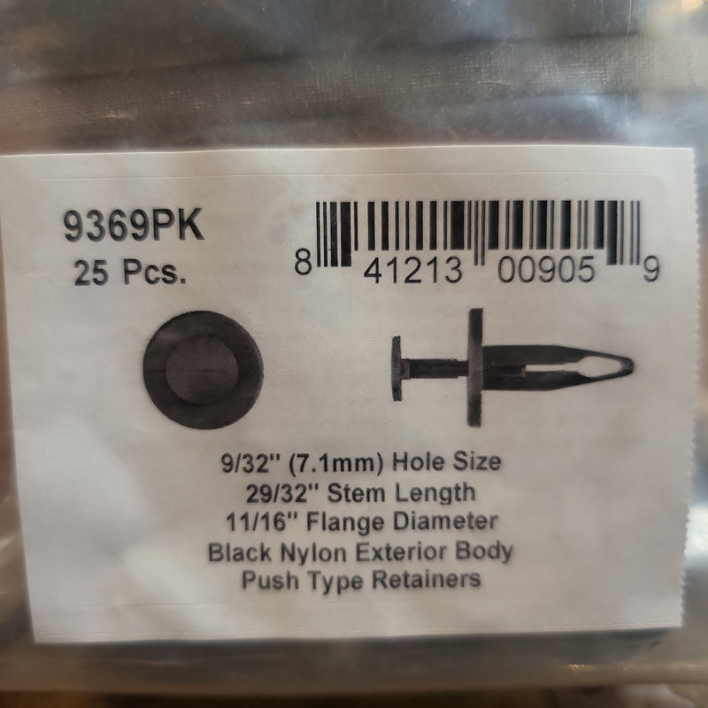 DSC.9369PK  9/32" Hole 29/32" Stem Lgth