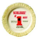 SCH.175C Fast Change Buffing Pad, 1-1/2 in Dia, Hook and Loop Attachment, 100% Wool Pad