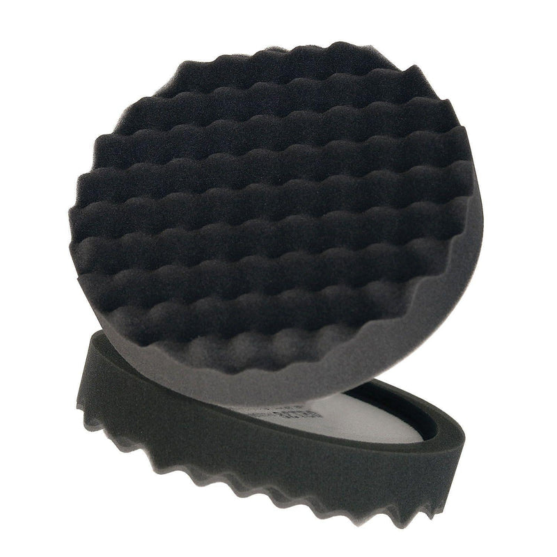 3M.5738 Single Sided Polishing Pad, 8 in Dia, Hookit™ Attachment, Foam Pad, Black.