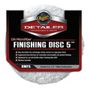 MDL.DMF5 Dual Action Finishing Disc, 5 in Dia, Hook and Loop Attachment, Microfiber Pad