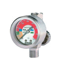 DEV.HAV-511 High Output Air Adjusting Valve with Gauge, 1/4 in MNPT Inlet x 1/4 in FNPT Outlet