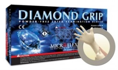 DIAMOND GRIP LATEX EXAM S POWDER FREE 100/PK