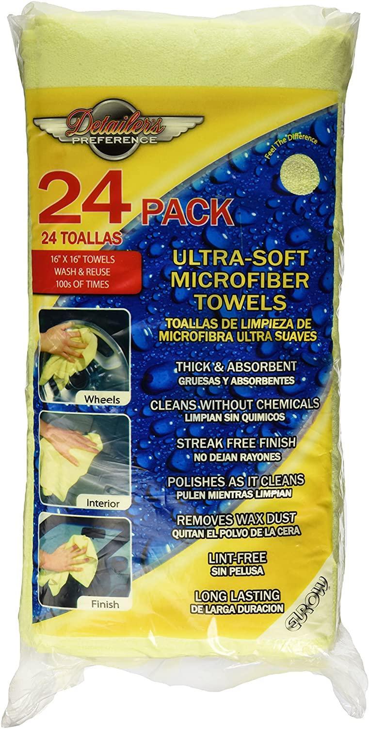 DP.GMT-T16-24 16 x 16 in. 325 GSM Microfiber DeLuxe Cleaning Towels – 24-pack