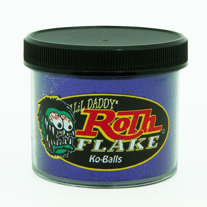 ROT.RF120 Ko-Balls Solid Metal Flake,Standard .015 Size, 2oz Jar
