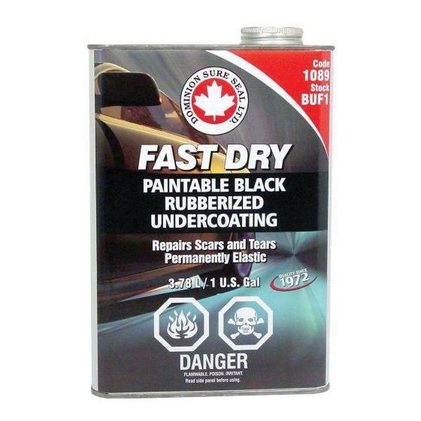 DOM.BUF1 BUF1 Super Protector Series Fast Dry Undercoating, 1 gal Can, Black