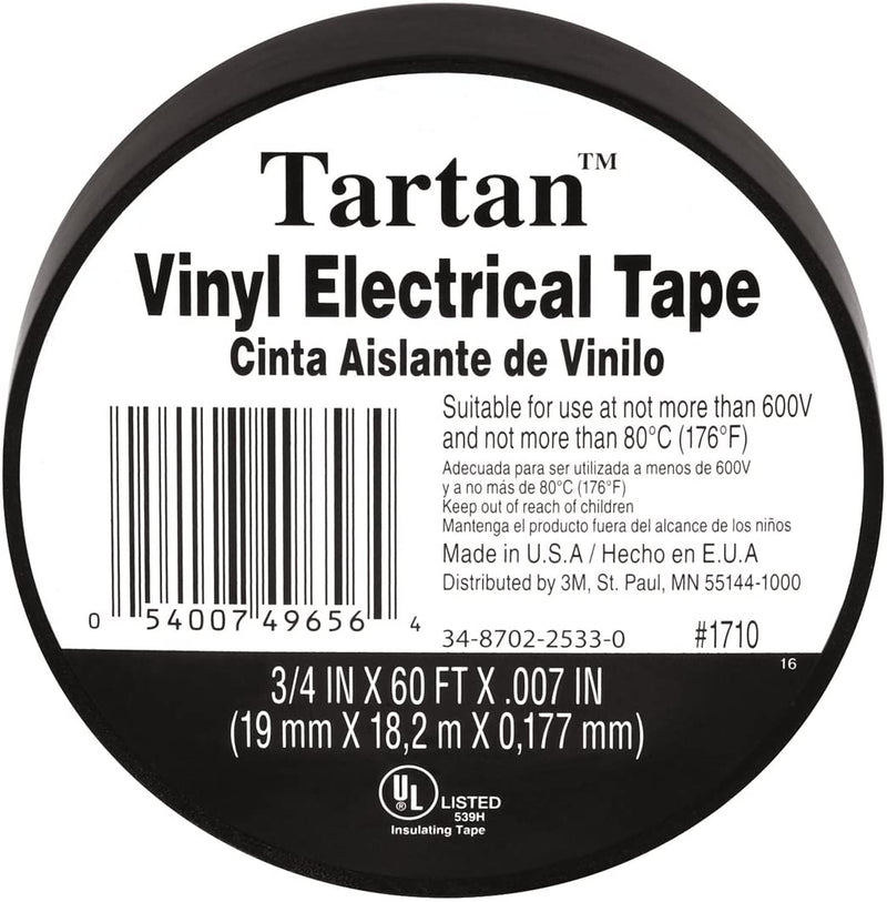 3M.93604 3/4" X 60 ELECTRICAL TAPE