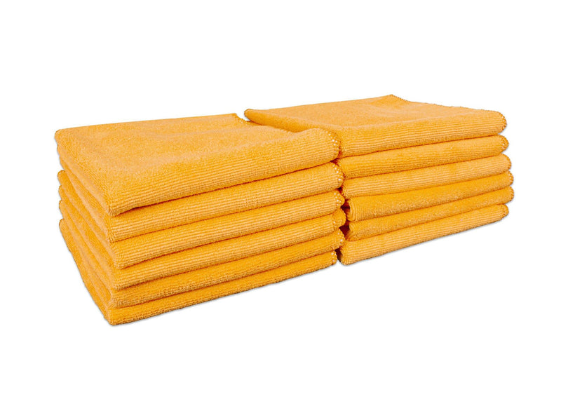 DP.T16 16 x 16 in. 350 GSM Microfiber Cleaning Towels – 12-pack
