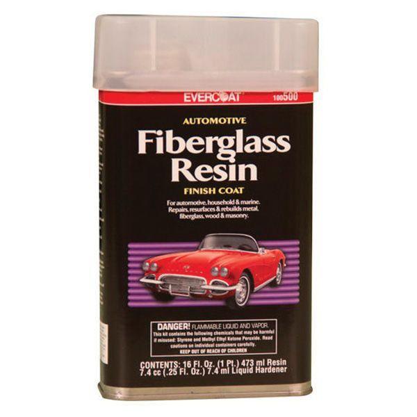 FIB.500 Fiberglass Auto Resin, 1 pt Can, Pink, Liquid