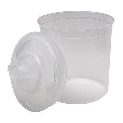 3M.16000 Standard Lid and Liner Kit, 650 mL, Use with Liner (Y/N): Yes