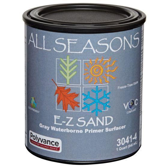 URE.3041-4 E-Z Sand Waterborne Primer, 1 qt Can, Light Gray, 61 g/L