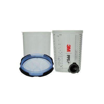 3M.26325 Large Spray Cup Liner Kit, 850 mL, Use with Liner (Y/N): Yes