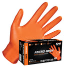 ASTRO GRIP PF NITRILE MED ORANGE 6MIL TEXT