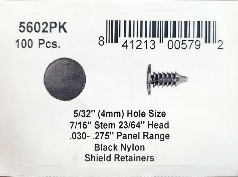 DSC.5602PK  5/32" Hole Size 23/64" Head