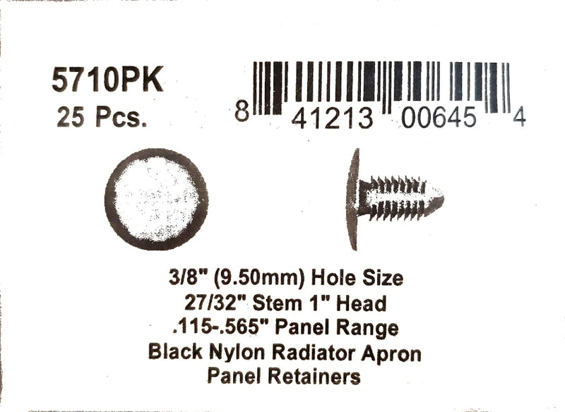 DSC.5710PK  3/8" Hole Size 27/32" Stem