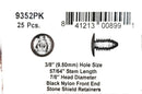 DSC.9352PK  3/8" Hole Size 57/64" Stem